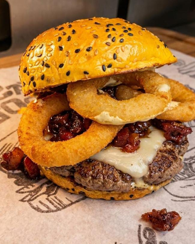 Bacon onion larica